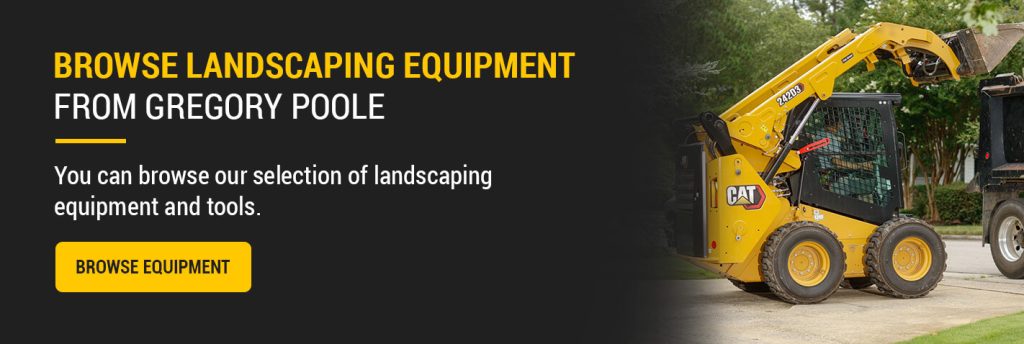 Types of Equipment Used in Landscaping | Gregory Poole