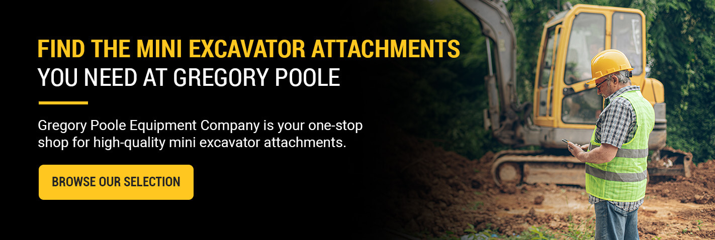 Common Attachments for Mini Excavators
